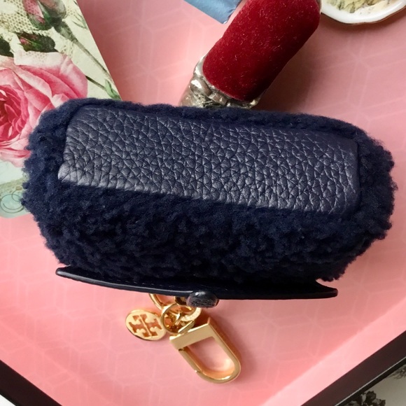 Tory burch 797 shearling keychain fob mini purse - Picture 4 of 7